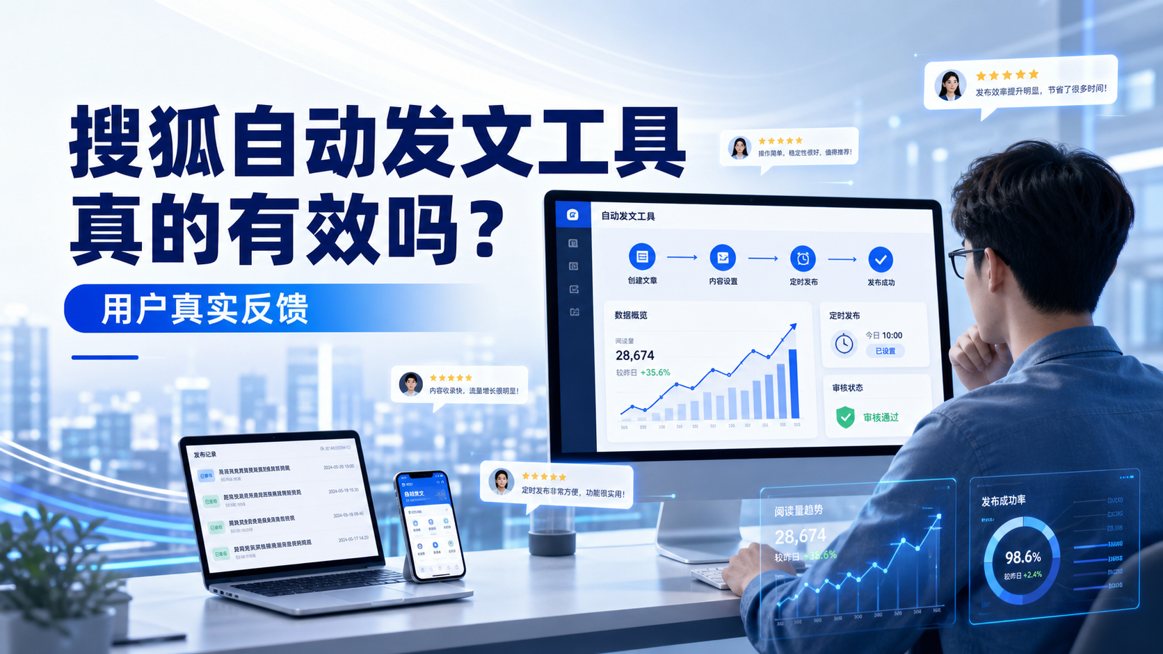 搜狐自动发文工具真的有效吗？驻马店用户的真实反馈